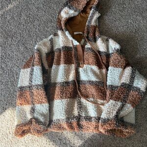 Mustard Seed Textured Sherpa Jacket